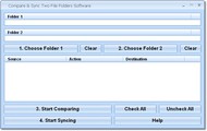 Compare & Sync Two File Folders Software screenshot